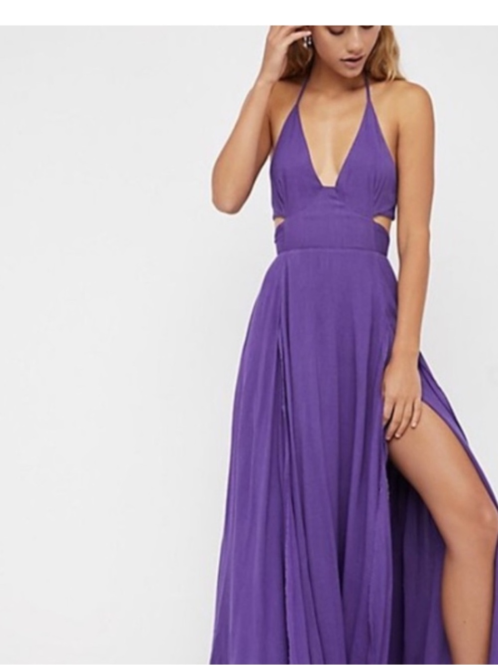 Free People Endless Summer Lille Maxi Dress Sz XS peach color - Picture 7 of 10